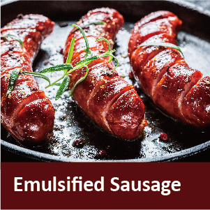 Saucisse émulsionnée