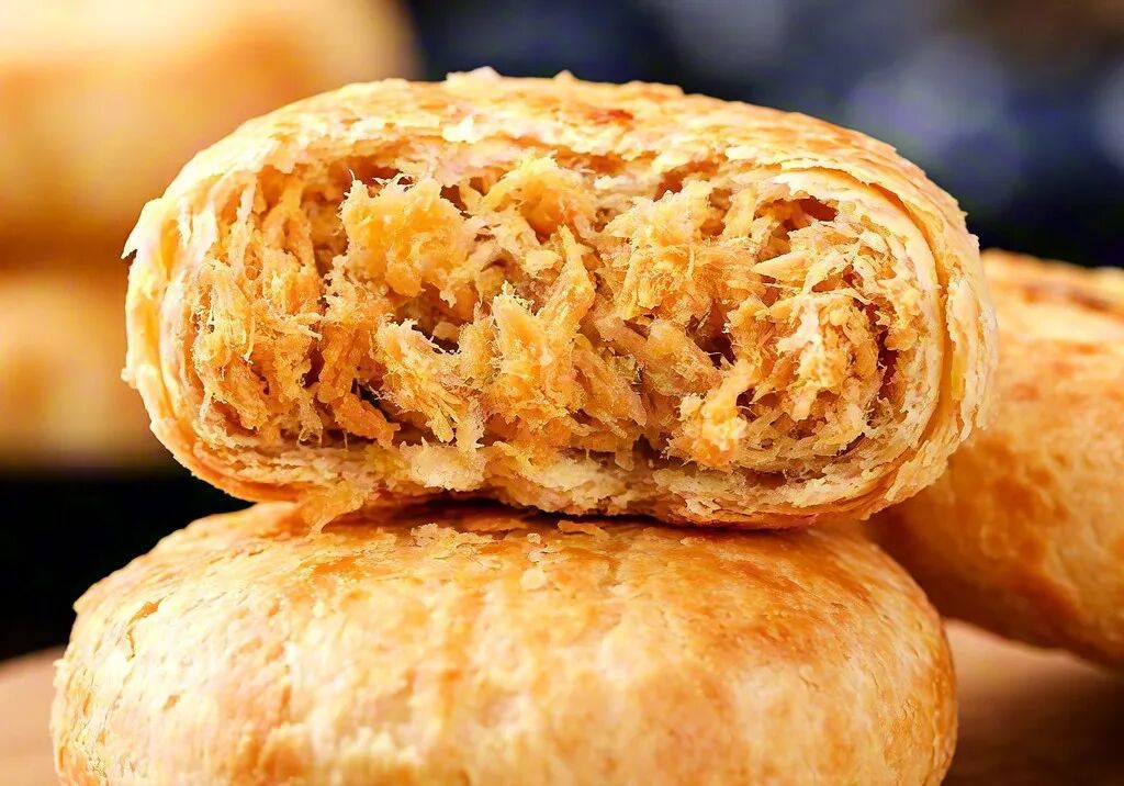 肉松酥饼的制作