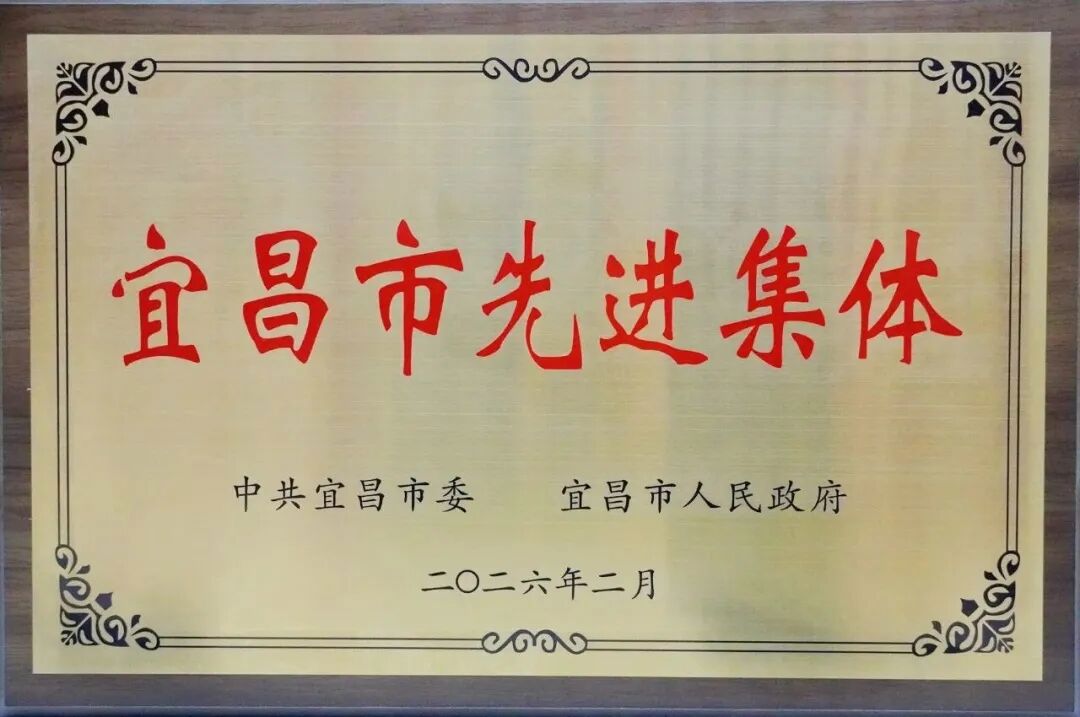 云顶集团4008集团荣获2025年度“宜昌市先进整体”称呼 云顶集团4008集团荣获2025年度“宜昌市先进整体”称呼