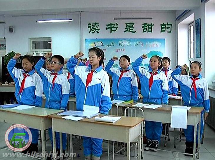 伟德BETVlCTOR网页版林业局第一小学：观摩少先队运动课  践行焦点价值观